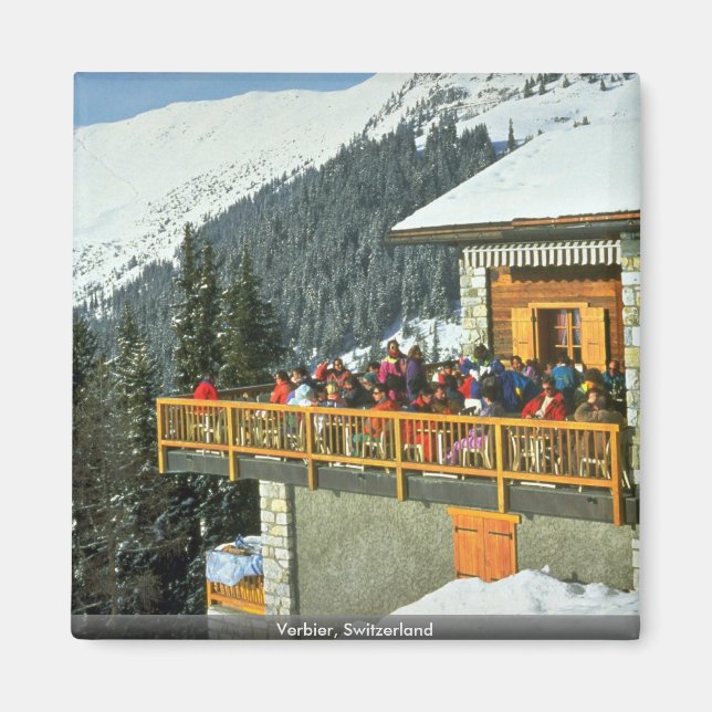 Verbier, Switzerland Magnet (Front)