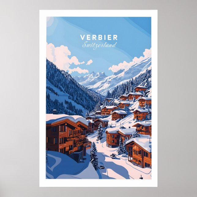 Verbier Travel Print 1 (Front)