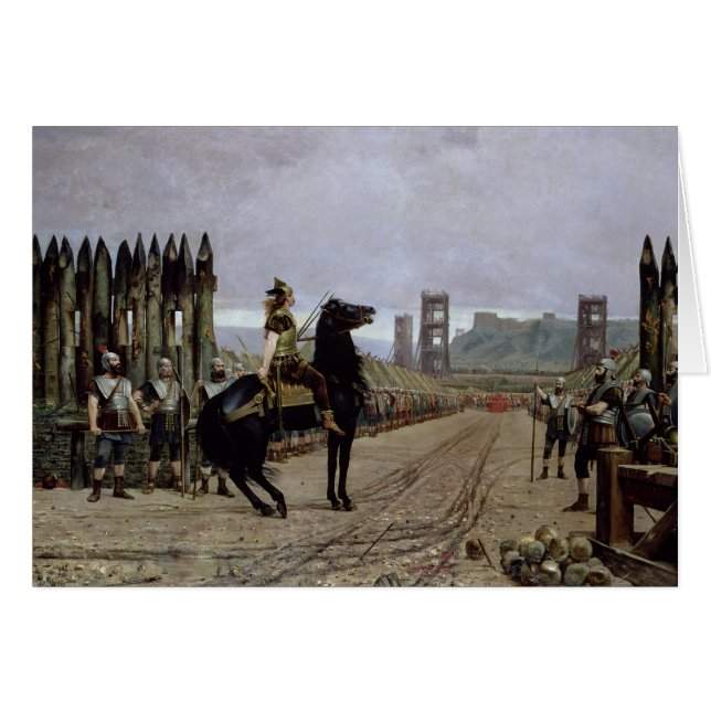 Vercingetorix  before Caesar, 52 BC, 1886 (Front Horizontal)