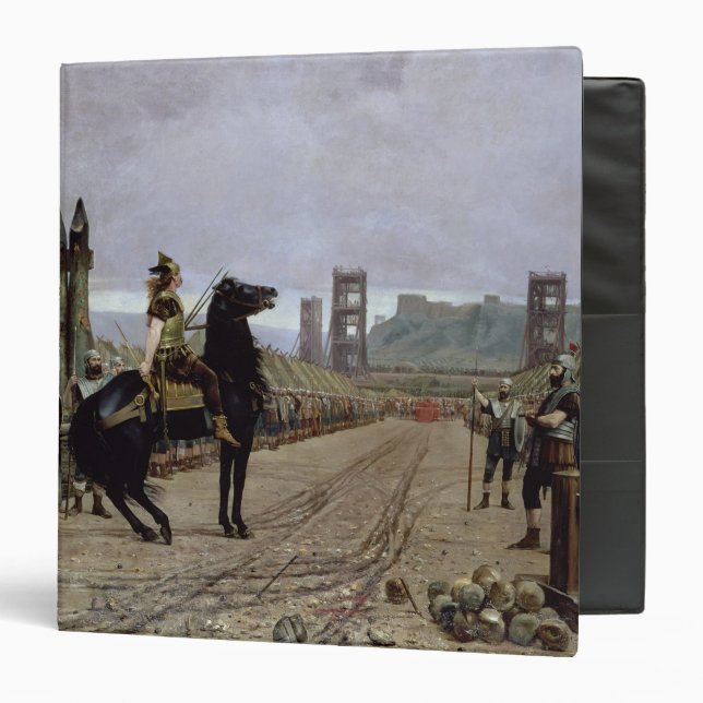 Vercingetorix  before Caesar, 52 BC, 1886 Binder (Front/Inside)