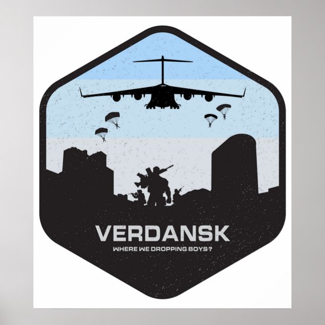 Verdansk Warzone Battle Royale Poster (Front)
