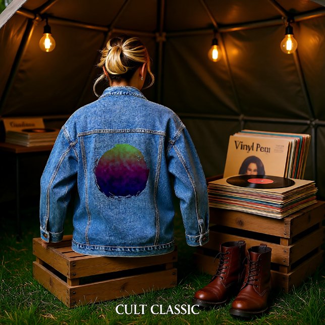 Verdant Eclipse Denim Jacket (Creator Uploaded)