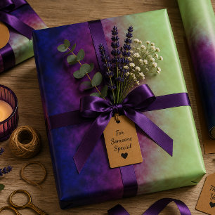 Verdant Eclipse Wrapping Paper Sheet