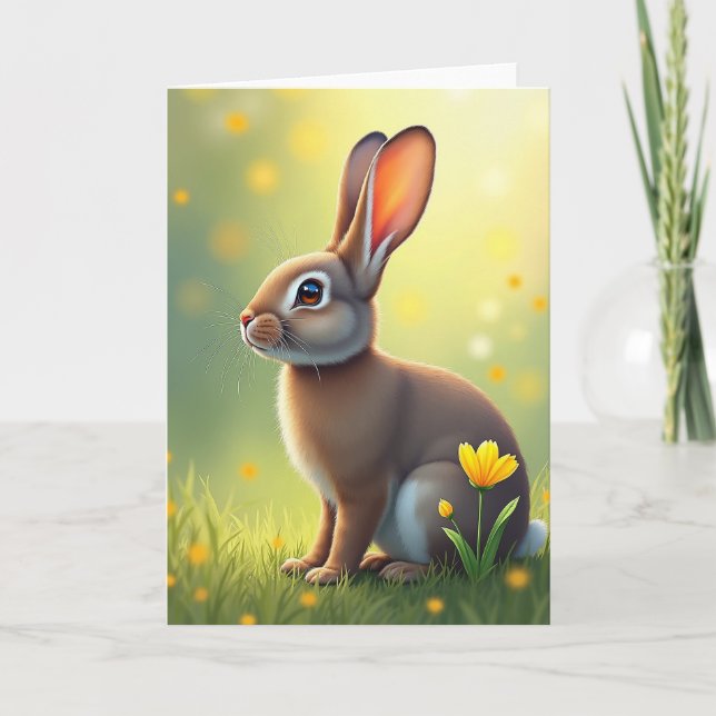Verdant Field Birthday Card (Front)
