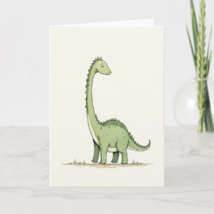 Verdant Herbivore Fathers Day Card