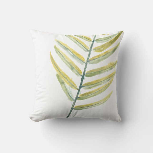 Verdant Impressions VII Throw Pillow (Front)