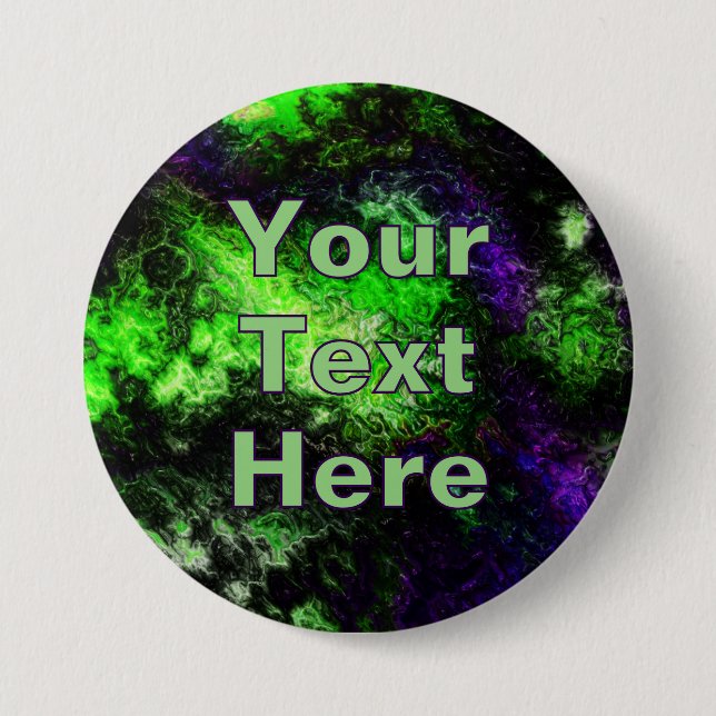 Verdant Purple 3 Inch Round Button (Front)