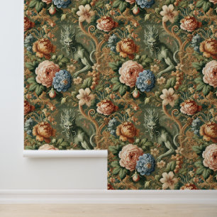 Verdant’s Wrath – Mythic Floral Design Wallpaper