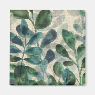 Verdant Sophistication - Tropical Leaves Magnet