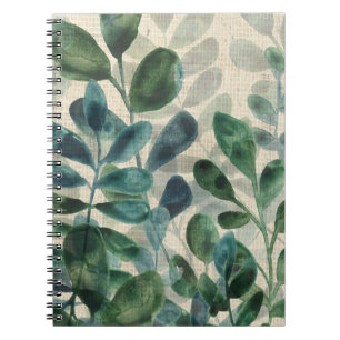Verdant Sophistication - Tropical Leaves Notebook