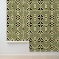 Verdant Vintage: Art Nouveau Tile Revival Pattern