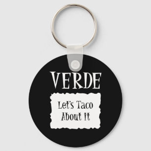 Verde - Hot Packet Halloween Taco Costume  Keychain