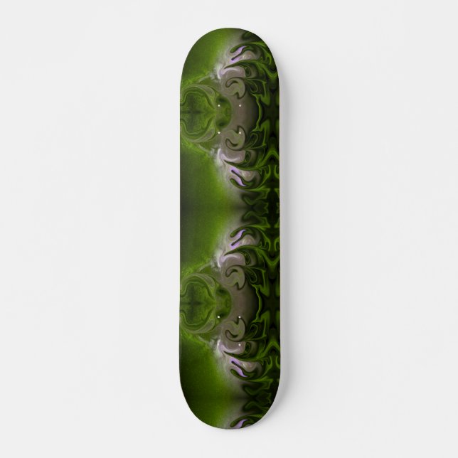  verde pistacho remolino skateboard (Front)