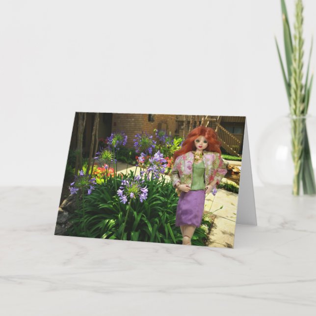 Verdi - Braesridge, Lily of the Nile Card (Front)