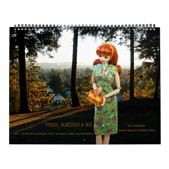 Verdi, Matisse et moi, Calendrier 2025 (Protection)