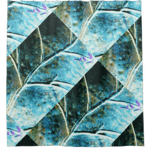 verdigris copper leaf design