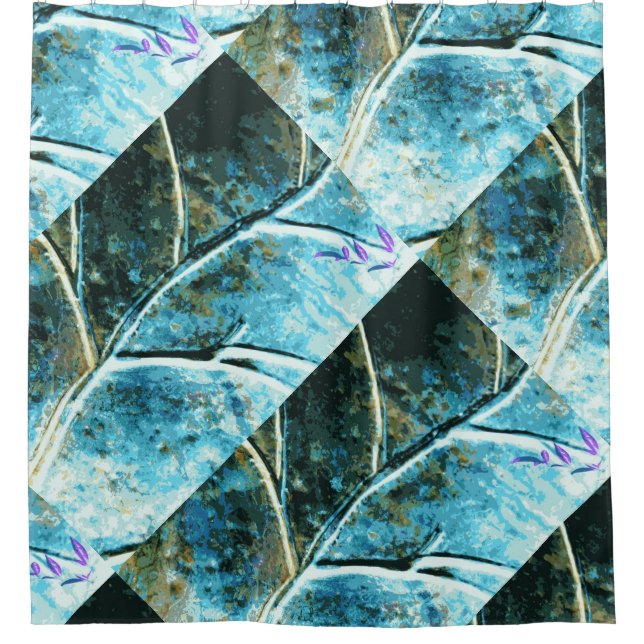 verdigris copper leaf design (Front)