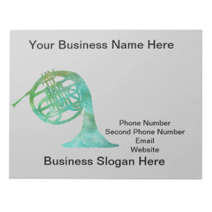 Verdigris French Horn Notepad