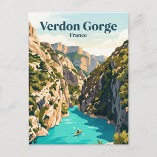 Verdon Gorge France Postcard
