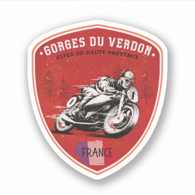 Verdon Gorge - les Gorges du Verdon trip motobike (Front)