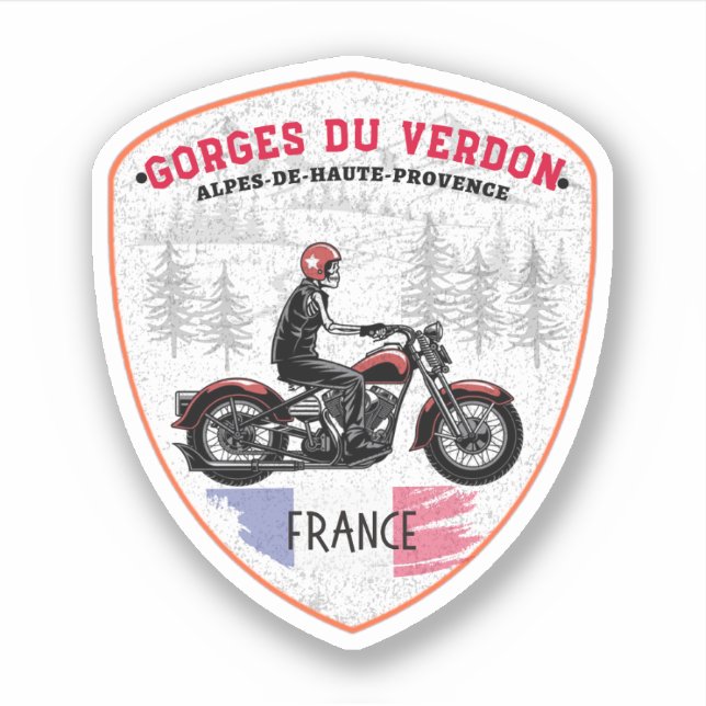 Verdon Gorge - les Gorges du Verdon trip motobike (Front)