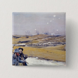 Verdun, 1916 2 inch square button