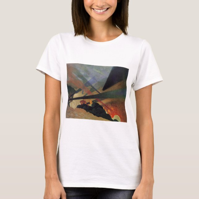 Verdun (World War One Battle Scene) (by Vallotton) T-Shirt (Front)