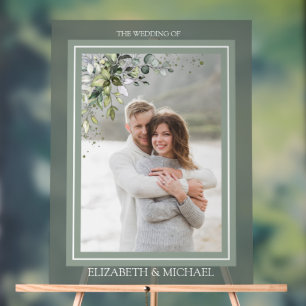 Verdure botanique Aquarelle florale Mariage photo