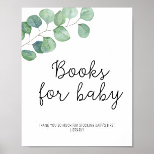 Verdure Eucalyptus - Livres pour bébé affiche