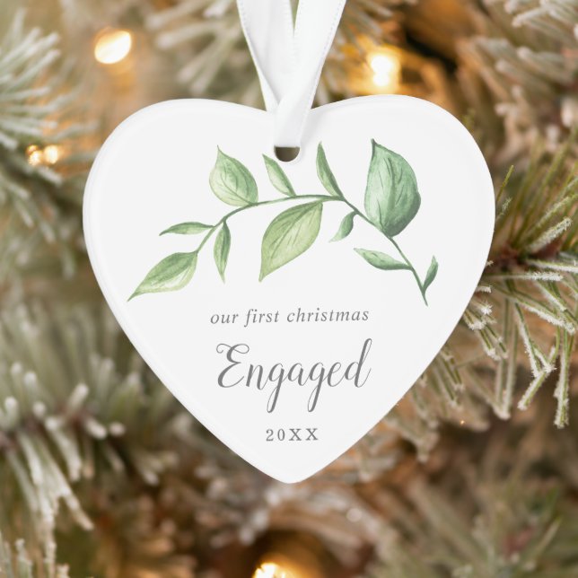 Verdure rustique Photo Notre premier Noël Engagé (Arbre)