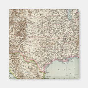 Vereinigte Staaten von Nordamerika - USA Map Magnet