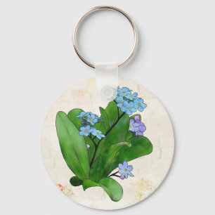 Vergissmeinicht Keychain