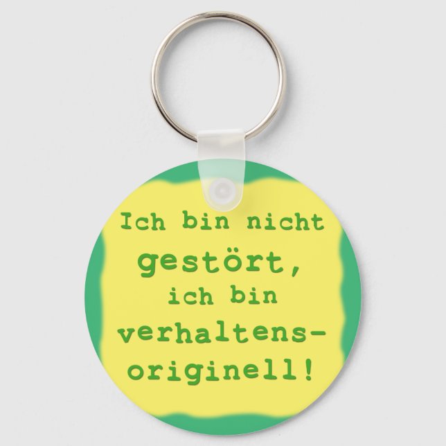 verhaltensoriginell keychain (Front)