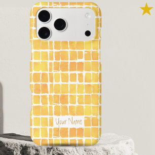 Vérificateur de peinture à l'eau abstraite jaune n