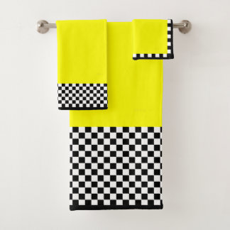 Vérifications jaunes + noires et blanches