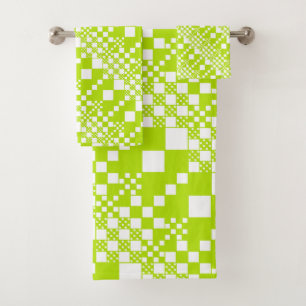 Vérifié, Chèques - Vert et blanc de chaux