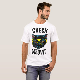 VÉRIFIEZ LES T-shirts MEOWT Funny Cat
