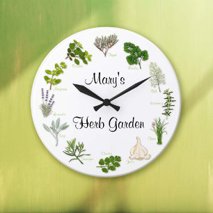 Vérifiez Votre Horloge de Jardin d'Herbes de Thym