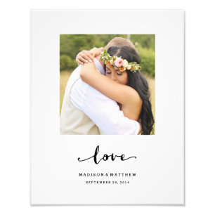 Véritable Amour   Impression Mariage personnalisée