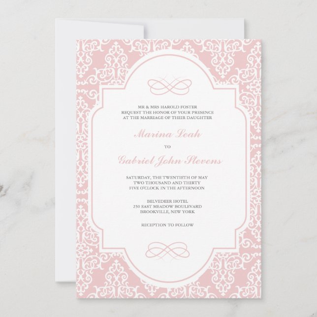 Véritable Faire-part de mariage d'amour (Devant)