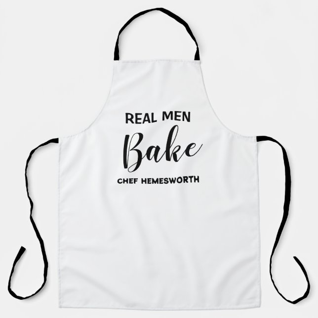 Véritable Homme Cuisiner, Tabliers Personnalisés P (Recto)