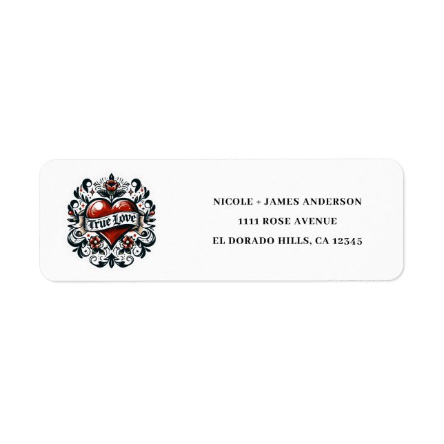Véritable Mariage d'autocollant de tatouage de coe (Devant)