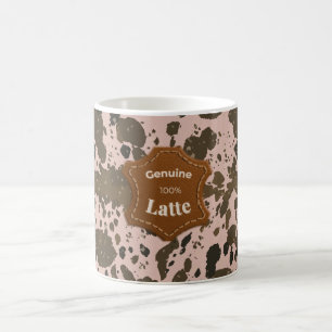 Véritable mug à latte à la rose 100 % Latte