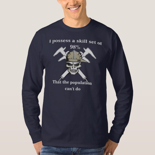 véritable T-shirt de machiniste de vieille école (Devant)