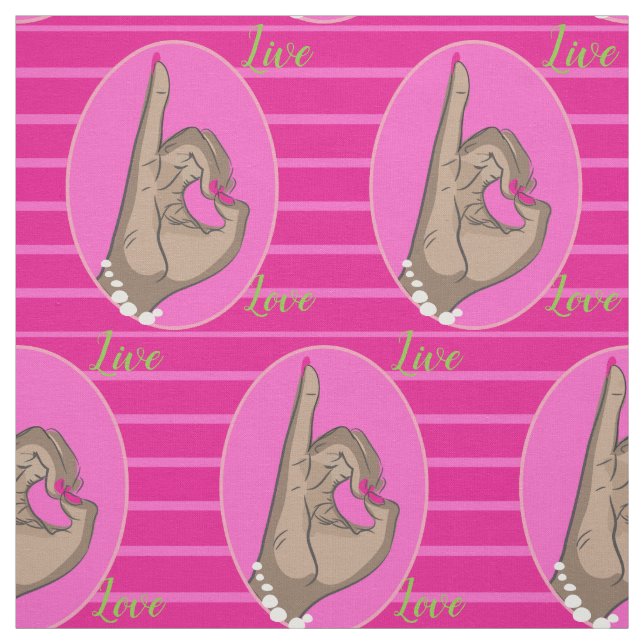 Véritable tissu rose et vert (Échantillon)