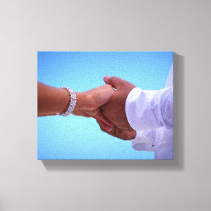 Véritable toile photo d'amour