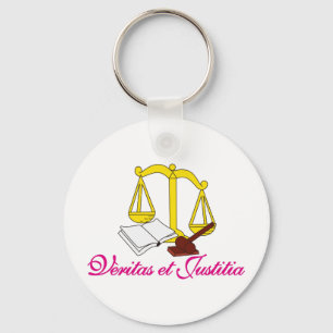 Veritas et Justitia Keychain