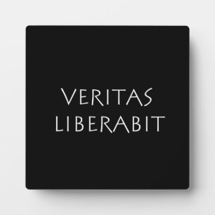 Veritas liberabit plaque