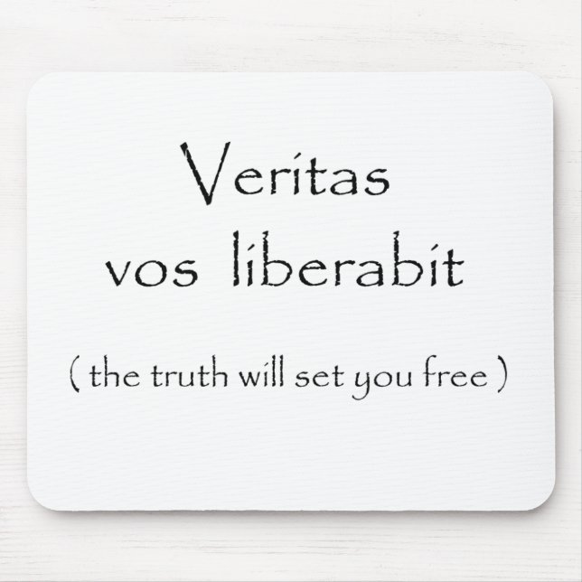 Veritas vos liberabit-mousepad mouse pad (Front)