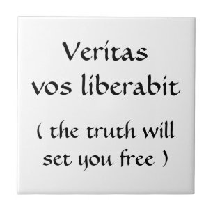 Veritas vos liberabit-tile tile
